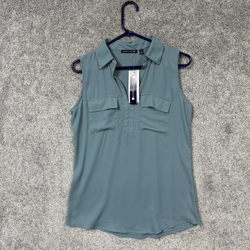 Architect Blouse Womens S Office Chic Minimalist Careerwear Business Casual